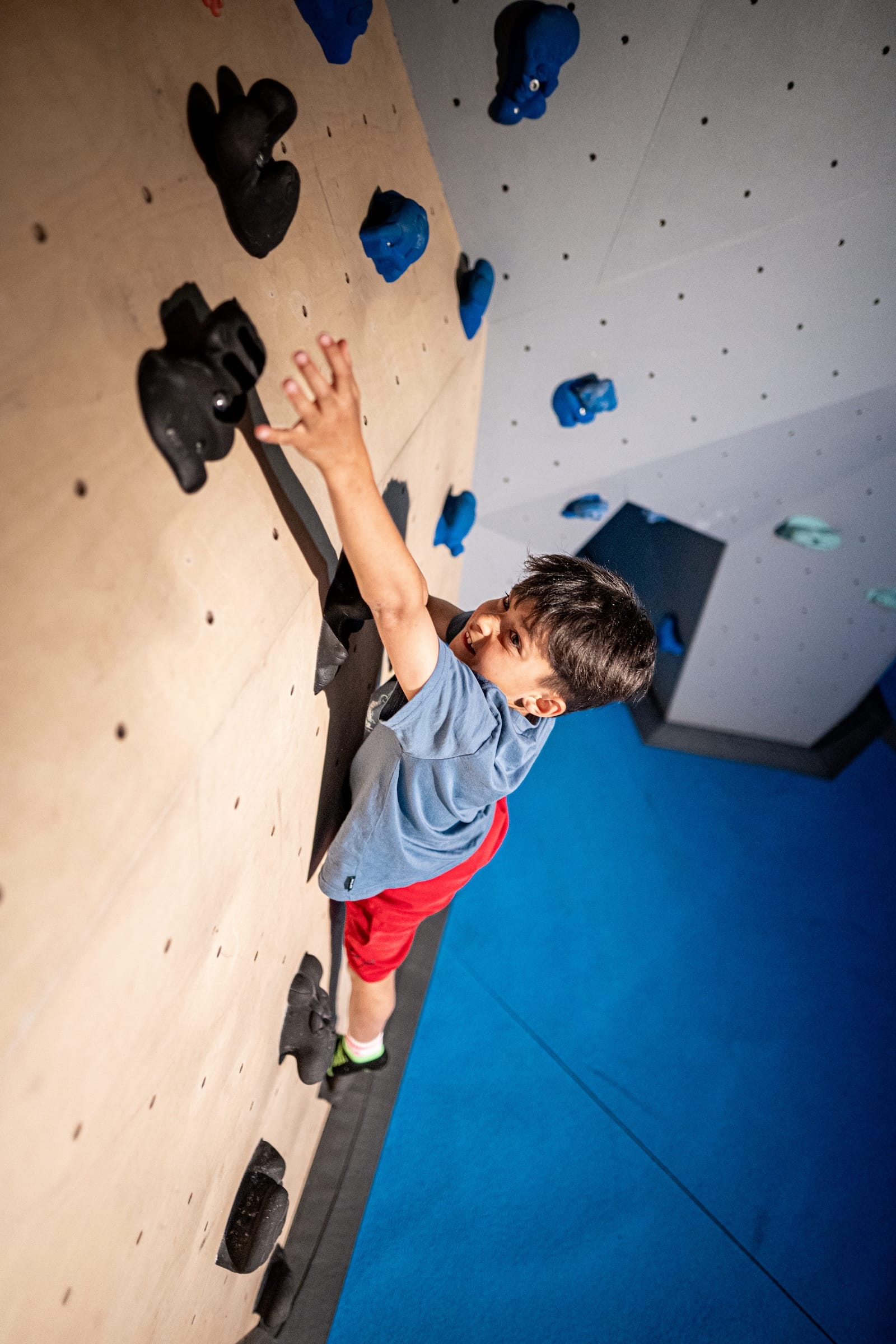 Kinder-Boulderbereich Stuntwerk Trostberg – Aktion und Bewegung