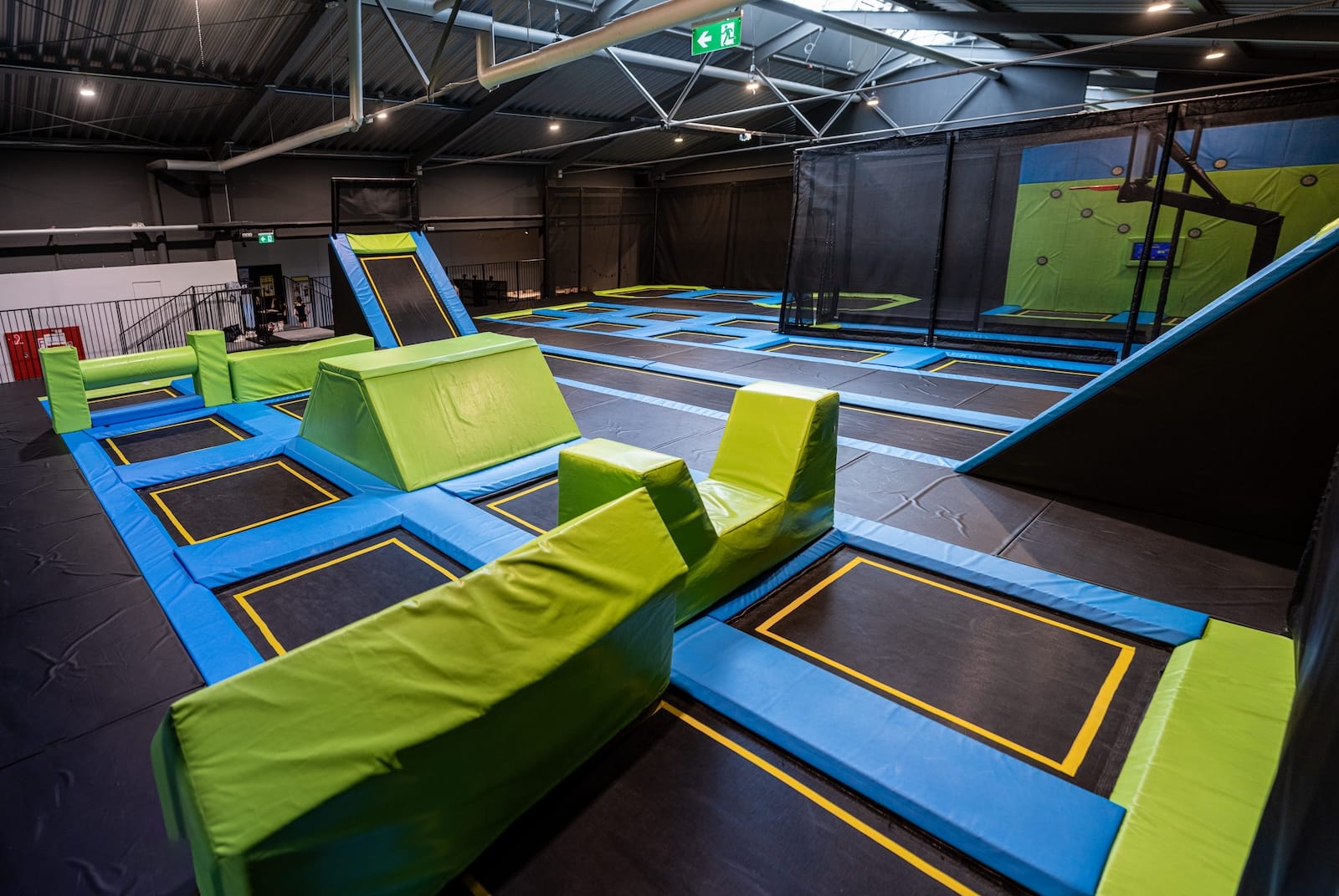 Trampolinbereich Stuntwerk Trostberg – Action und Atmosphäre